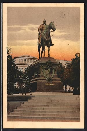 Seller image for Ansichtskarte Frankfurt a. d. Oder, Kaiser Wilhelm-Denkmal for sale by Bartko-Reher