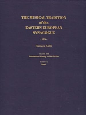 Bild des Verk�ufers f�r Musical Tradition of the Eastern European Synagogue zum Verkauf von GreatBookPrices