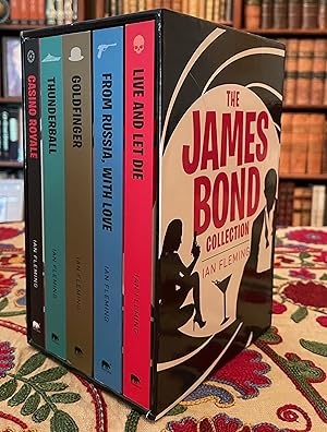 Seller image for The James Bond Box Set Collection - Casino Royale; Thunderball; From Russia, With Love; Goldfinger; Live and Let Die -- Softcover set in slipcase for sale by Foley & Sons Fine Editions