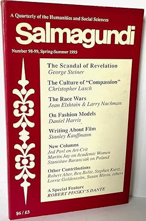 Imagen del vendedor de Salmagundi : Number 98 - 99 A Quarterly of the Humanities and Social Sciences : Spring - Summer 1993 a la venta por Evolving Lens Bookseller