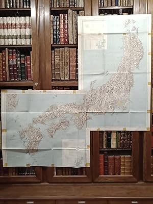 Bild des Verkufers fr [Two maps] CENTRAL JAPAN and SOUTHERN JAPAN zum Verkauf von Librera Miguel Miranda