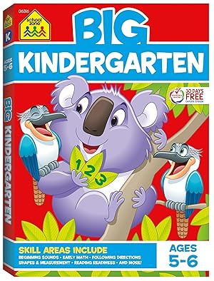 Immagine del venditore per School Zone Big Kindergarten Workbook: 320 Pages, Early Reading and Writing, Numbers 0-20, Basic Math, Matching, Story Order, Ages 5 to 6 venduto da Zoom Books Company