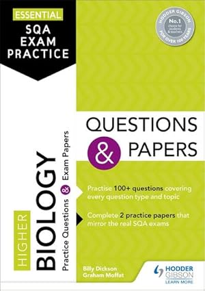 Bild des Verkufers fr Essential SQA Exam Practice: Higher Biology Questions and Papers : From the publisher of How to Pass zum Verkauf von AHA-BUCH GmbH