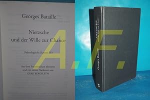 Bild des Verk�ufers f�r Nietzsche und der Wille zur Chance (Atheologische Summe III) (Das theoretische Werk in Einzelb�nden) zum Verkauf von Antiquarische Fundgrube e.U.