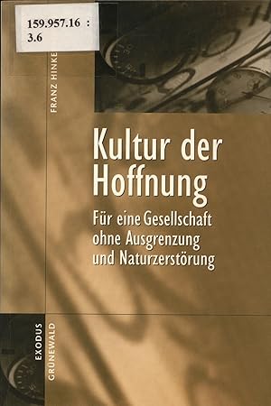 Seller image for Kultur der Hoffnung for sale by avelibro OHG