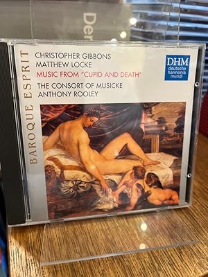 Bild des Verkufers fr Gibbons / Locke: Music from "Cupid And Death". Audio CD. Consort of Musicke, Anthony Rooley. zum Verkauf von Antiquariat Hecht