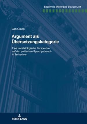 Imagen del vendedor de Argument als �bersetzungskategorie a la venta por BuchWeltWeit Ludwig Meier e.K.
