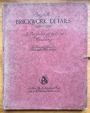 Seller image for ENGLISH BRICKWORK DETAILS 1450-1750: A Portfolio of full-size Mouldings for sale by Chaucer Bookshop ABA ILAB