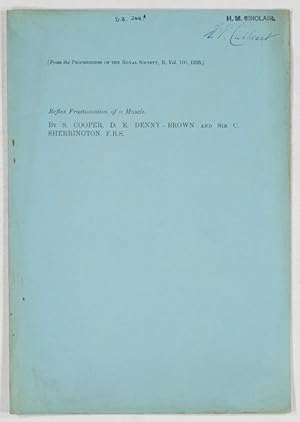 Immagine del venditore per Reflex fractionation of a muscle. venduto da Antiq. F.-D. Shn - Medicusbooks.Com