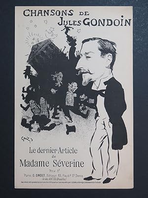 Imagen del vendedor de Le Dernier Article de Mme S�verine Jules Gondoin D�dicace a la venta por partitions-anciennes