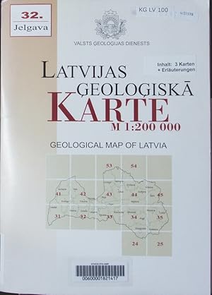 Seller image for Jelgava. Latvijas ?eolo?isk? karte; 32. for sale by Antiquariat Bookfarm