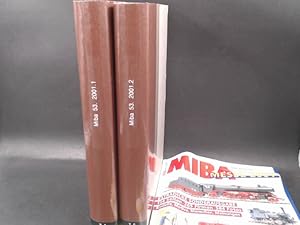 Miba Die Eisenbahn im Modell. 2 Sammelbände mit Heft 1-12/2003 und MIBA spezial Messe 2001(vollst...