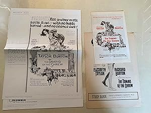 Imagen del vendedor de The Taming of the Shrew 2 Ad Supplements & Herald 1967 Taylor & Burton! a la venta por AcornBooksNH