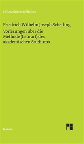 Seller image for Vorlesungen �ber die Methode (Lehrart) des akademischen Studiums for sale by GreatBookPricesUK