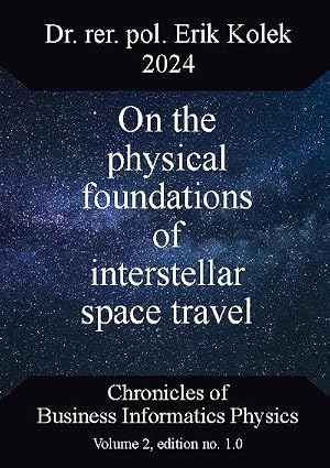 Imagen del vendedor de On the physical foundations of interstellar space travel a la venta por AHA-BUCH GmbH
