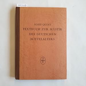 Immagine del venditore per Textbuch zur Mystik des deutschen Mittelalters venduto da Gebrauchtb�cherlogistik  H.J. Lauterbach