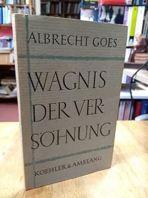 Immagine del venditore per Wagnis der Vers�hnung. Drei Reden: Hesse. Buber. Bach. venduto da NORDDEUTSCHES ANTIQUARIAT