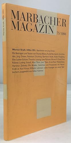 Bild des Verk�ufers f�r Werner Kraft 1896-1991. Mit Beitr�gen und Texten von Thomas Blume, Rudolf Borchardt, Ulrich Breden, J�rg Drews, Reinhard D�chting, Eberhard Haufe, Ruben Klingsberg, Else Lasker-Sch�ler, Theodor Lessing, Uwe P�rksen, Werner H.Preu�, Tuvia R�bner, Ludwig Strau�, Alisa Tibon, Joav Tibon, Ernst-Peter Wickenberg, Hartmut Zelinsky. Mit Briefen, Gedichten und Prosatexten von Werner Kraft an Karl Kraus, Wilhelm Lehmann sowie Ausz�gen aus seinen Tageb�chern, ausgew. von Volker Kahmen. zum Verkauf von Antiquariat Heiner Henke