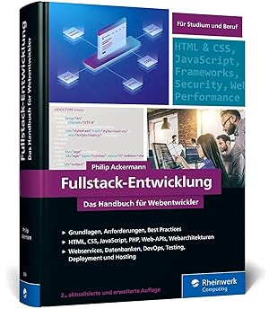 Bild des Verkufers fr Fullstack-Entwicklung | Das Handbuch fr Webentwickler in neuer Auflage. ber 800 Seiten Roadmap zum Verkauf von preigu