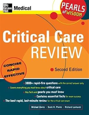 Imagen del vendedor de Critical Care Review a la venta por GreatBookPrices
