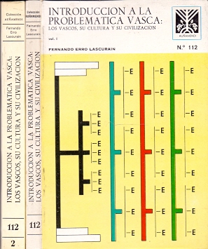 Imagen del vendedor de Introducci�n a la Problem�tica Vasca: Los Vascos, su Cultura y Civilizaci�n Enunciado, m�todo y gu�a bibliogr�fica (2 Vols). a la venta por Librer�a Astarloa