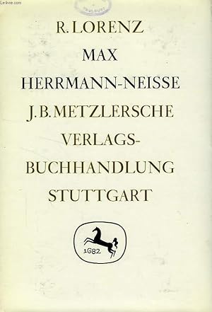 Seller image for MAX HERRMANN-NEISSE for sale by Le-Livre