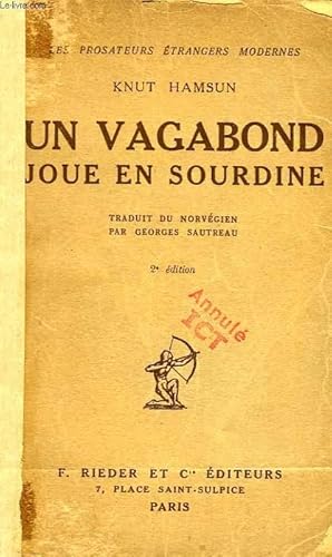 Image du vendeur pour UN VAGABOND JOUE EN SOURDINE mis en vente par Le-Livre