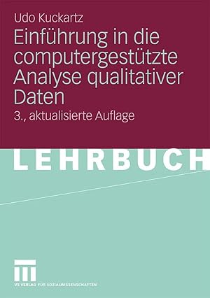 Bild des Verkufers fr Einfhrung in die computergesttzte Analyse qualitativer Daten zum Verkauf von preigu