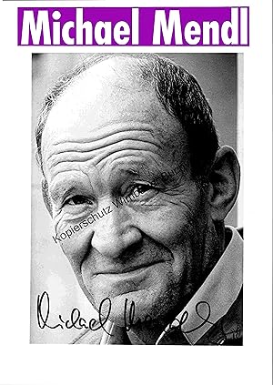 Bild des Verk�ufers f�r Original Autogramm Michael Mendl /// Autogramm Autograph signiert signed signee zum Verkauf von Antiquariat im Kaiserviertel | Wimbauer Buchversand