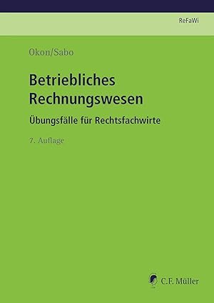 Imagen del vendedor de Betriebliches Rechnungswesen | �bungsf�lle f�r Rechtsfachwirte a la venta por preigu