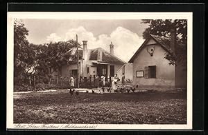 Ansichtskarte Wien, Städt. Lobau, Restaurant Forsthaus, Milchausschank