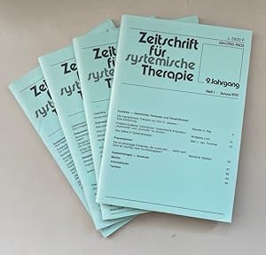 Bild des Verk�ufers f�r [ 4 B�nde ] Zeitschrift f�r systemische Therapie ; 9. Jahrgang ; Hefte 1-4, 1991 (= Kompletter Jahrgang). zum Verkauf von Fundus-Online GbR Borkert Schwarz Zerfa�
