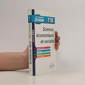 Bild des Verkufers fr Sciences conomiques et sociales zum Verkauf von Bookbot