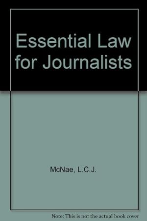 Bild des Verk�ufers f�r Essential Law for Journalists zum Verkauf von WeBuyBooks