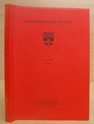 Bild des Verkufers fr Reading Medieval Studies Volume X [ 10 ] zum Verkauf von Eastleach Books