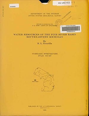 Bild des Verk�ufers f�r Department of the Interior United States Geological Survey. Nr. 327. Water Resources of the Pine River Basin Southeastern Michigan. zum Verkauf von Antiquariat Bookfarm