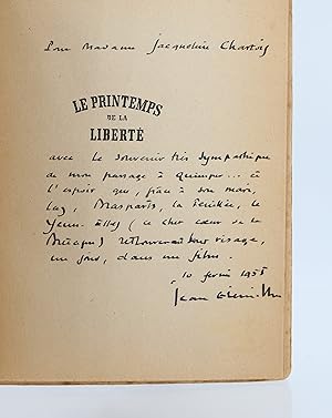 Seller image for Le printemps de la libert - Dialogue et dcoupage d'un film command par le ministre de l'Education nationale pour la clbration du centenaire de la Rvolution de 1848 for sale by Librairie Le Feu Follet