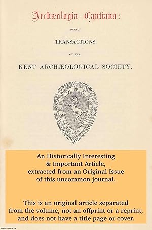 Imagen del vendedor de The Old Mill, Bexley. An original article from The Archaeologia Cantiana: Transactions of The Kent Archaeological Society, 1968. a la venta por Cosmo Books