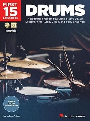 Immagine del venditore per First 15 Lessons - Drums Book/Online Media venduto da preigu