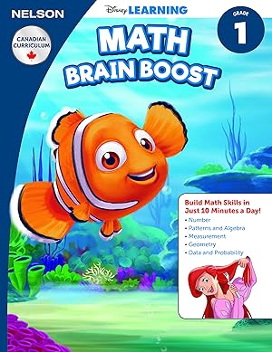 Immagine del venditore per Disney Learning Math Brain Boost Grade 1 Skills Workbook venduto da Zoom Books East