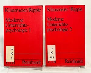 Seller image for Moderne Unterrichtspsychologie. Band 1 und 2. for sale by Antiquariat Bookfarm