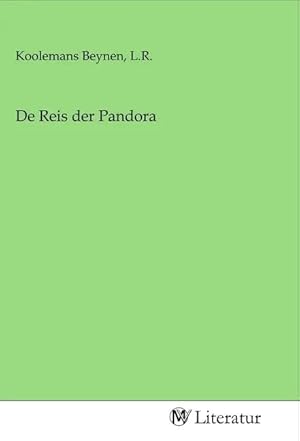 Imagen del vendedor de De Reis der Pandora a la venta por preigu