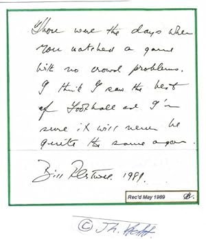 Bild des Verk�ufers f�r BILL PERTWEE (1926-2013) MBE, english comedy actor / britischer Komiker zum Verkauf von Herbst-Auktionen