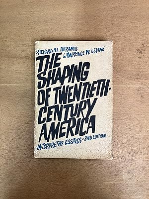 Immagine del venditore per The Shaping of Twentieth-Century America venduto da Thryft