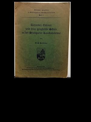 Imagen del vendedor de Alexander Eckener und seine graphische Schule an der Stuttgarter Kunstakademie. [Bildende K�nstler in W�rttemberg und Hohenzollern, Heft 7]. Mit eigenh�ndiger Widmung von Alexander Eckener an Anton Nissen. a la venta por Antiquariat Joachim L�hrs