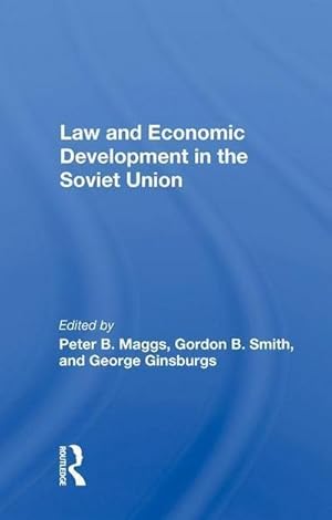 Imagen del vendedor de Law And Economic Development In The Soviet Union a la venta por AHA-BUCH GmbH