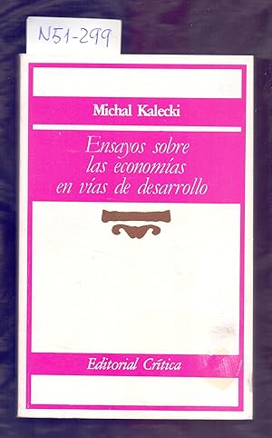 Immagine del venditore per ENSAYOS SOBRE LAS ACONOMIAS EN VIAS DE DESARROLLO venduto da Libreria 7 Soles