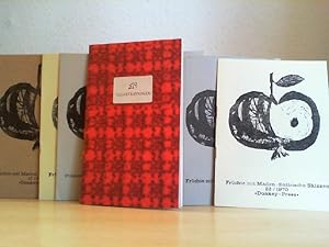 Seller image for Fr�chte mit Maden - Satirische Skizzen. 1968-1972. 9 B�nde; Illustrationen, eine Auswahl. for sale by Antiquariat im Schloss