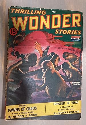 Imagen del vendedor de Thrilling Wonder Stories April 1943 // The Photos in this listing are of the magazine that is offered for sale a la venta por biblioboy