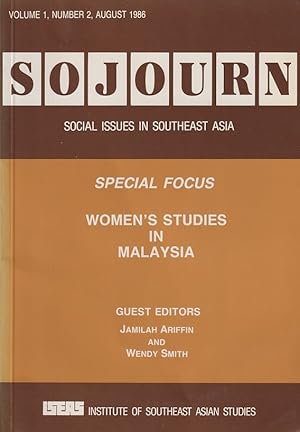 Imagen del vendedor de Sojourn. Vol. 1, No. 2. Women's Studies in Malaysia. a la venta por Asia Bookroom ANZAAB/ILAB